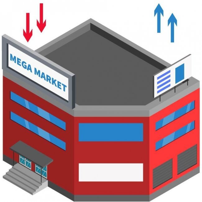 Приточно-вытяжная вентиляция торгово-развлекательного центра